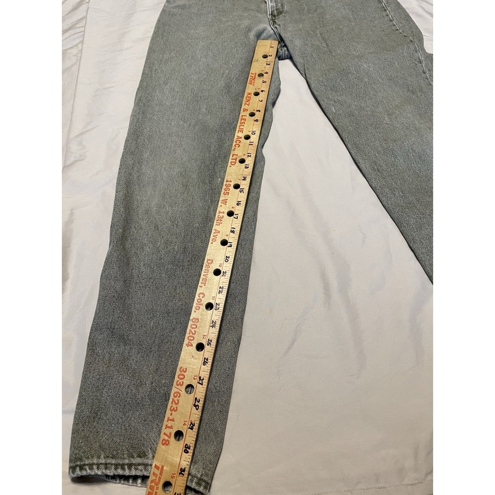 Vintage Levi's 550 Jeans 36x34  Straight Fit Green Stone Wash 1992‎ USA - Picture 2 of 16